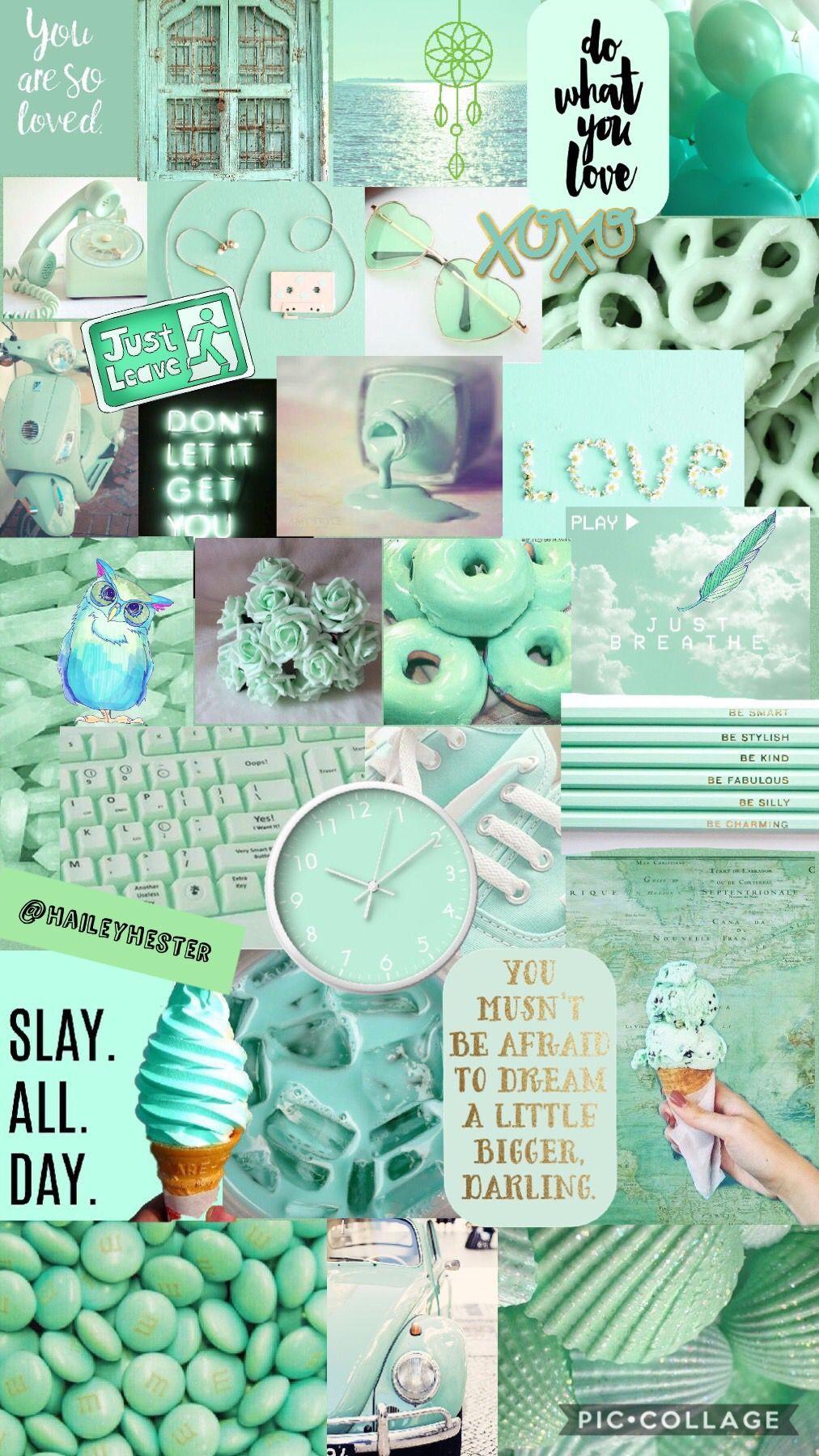 Cute Mint Green Aesthetic wallpapers.jpg