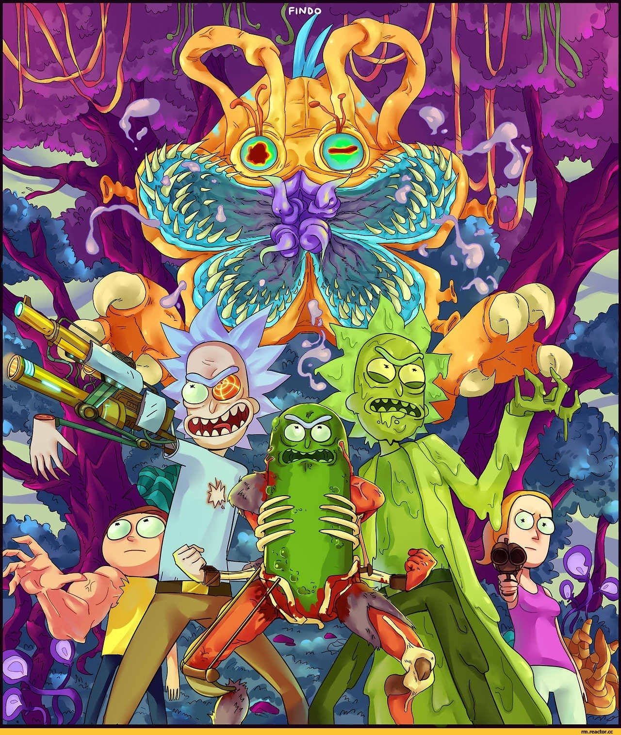 Rick and Morty Trippy Image.jpg