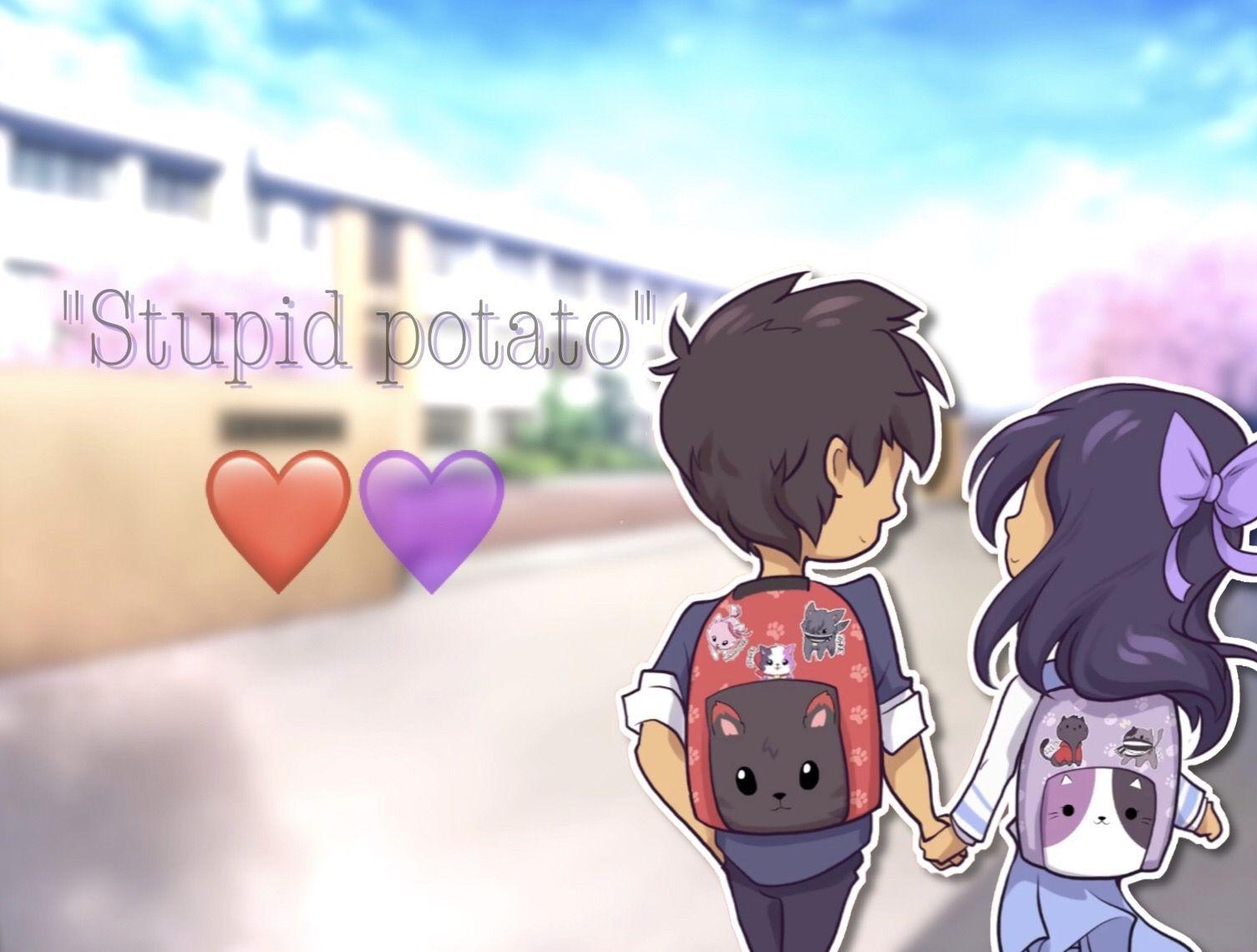 Aaron and Aphmau wallpapers.jpg