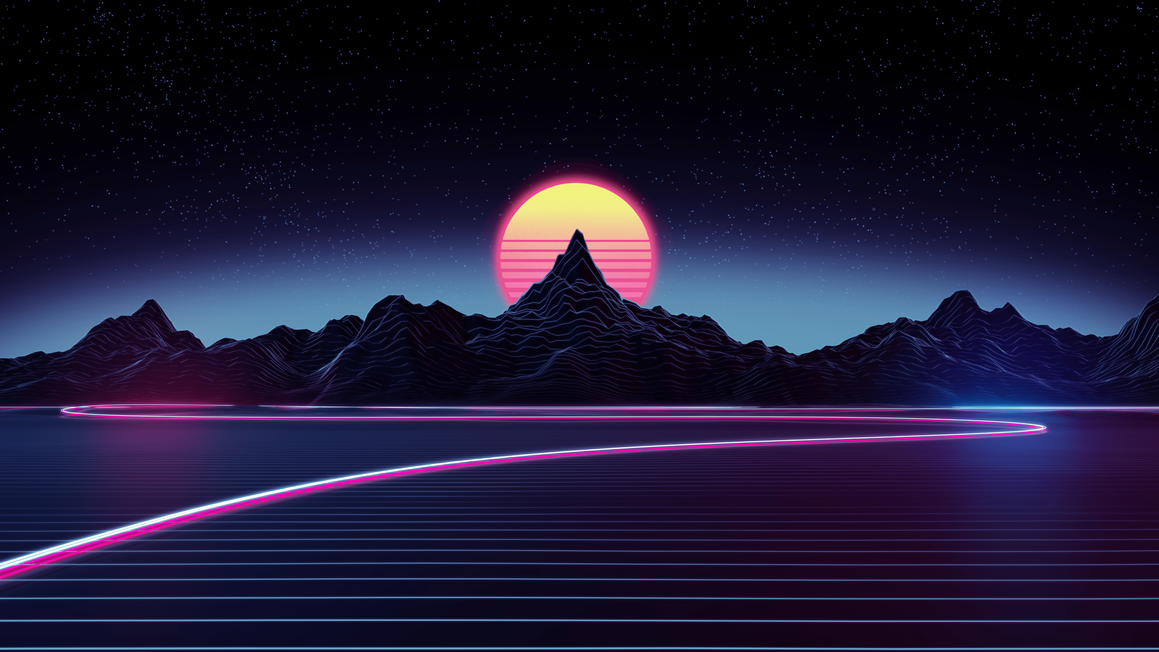 Retrowave 4k Wallpaper.png