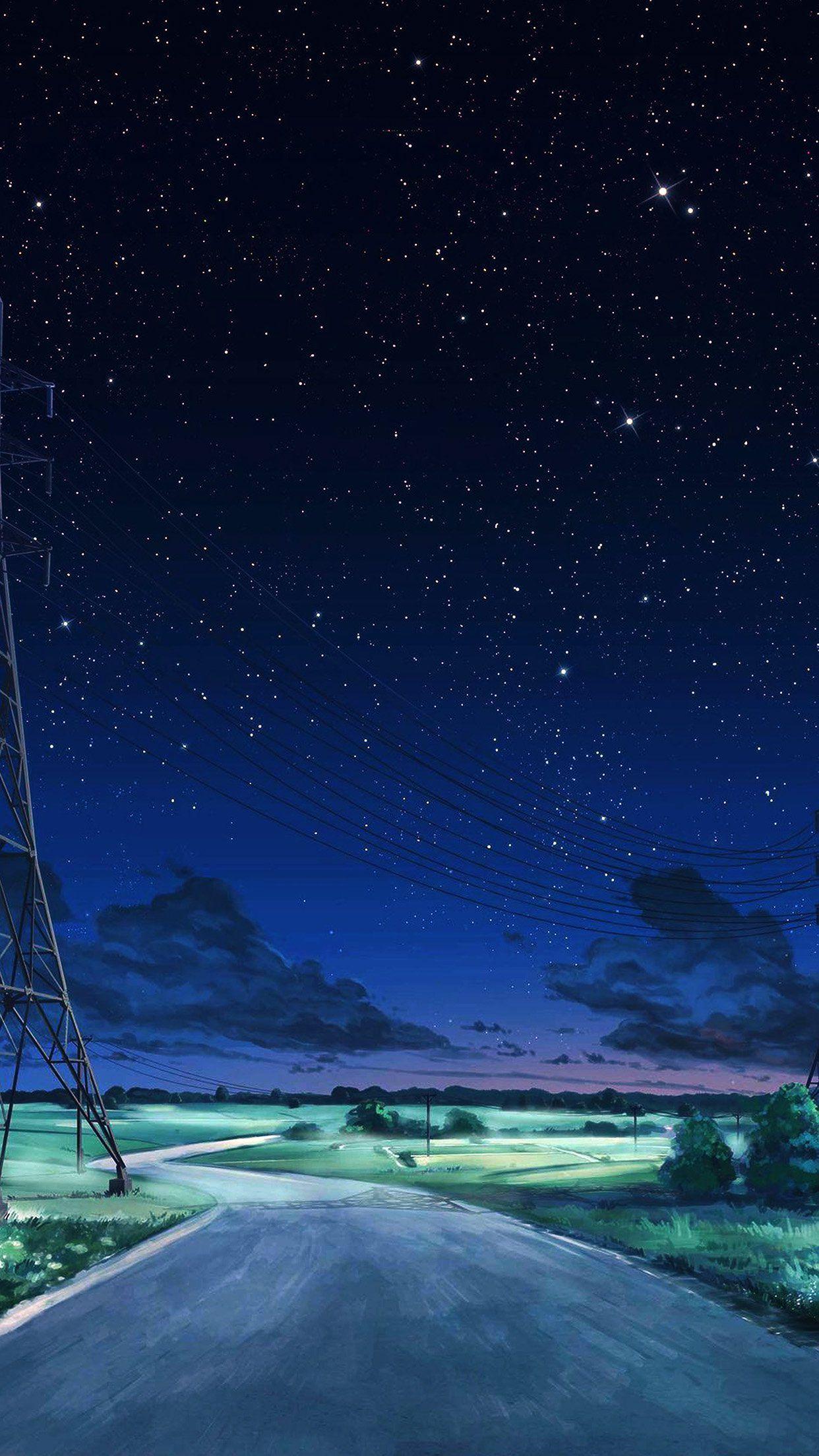 Anime Night Sky Wallpaper.jpg